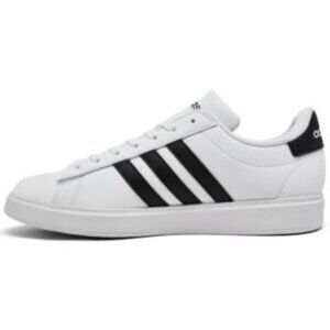 Adidas Grand Court Base White sneakers Sz 9.5 EU 42 Athletic Shoes Casual Travel